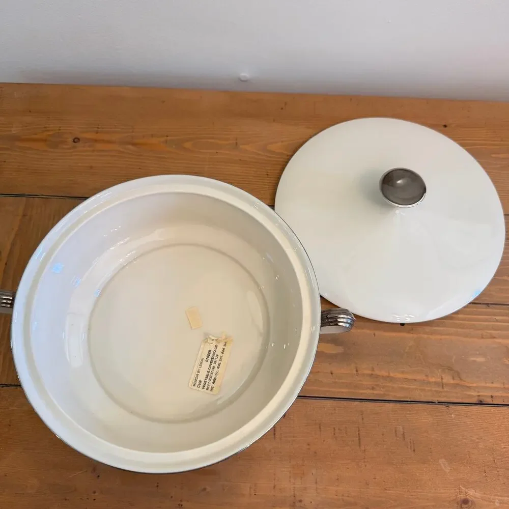 Vintage Lenox Memoir Round Covered Vegetable Bowl 1970 Fine China Mint Condition